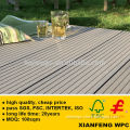 Durable Solid Wood Plastic Composite Decking WPC Boards For Outdoor Garden Floorings